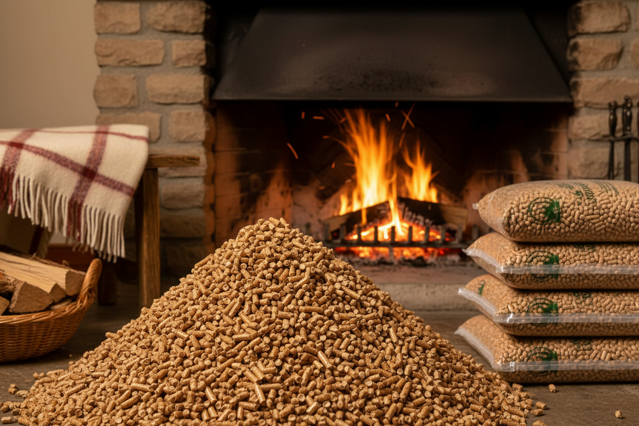 Pellets de madeira