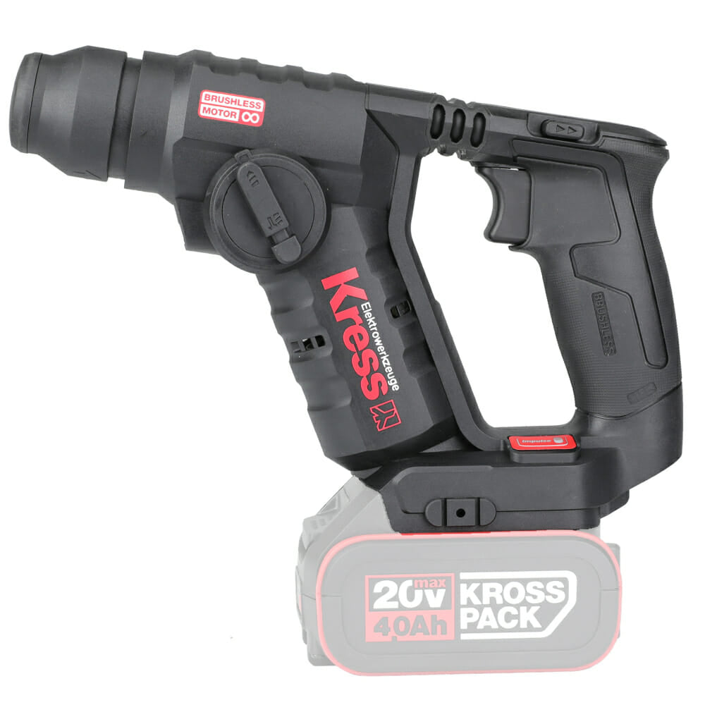 Martelo Perfurador Kress Profissional 20V Kuc50.91 S/Bateria