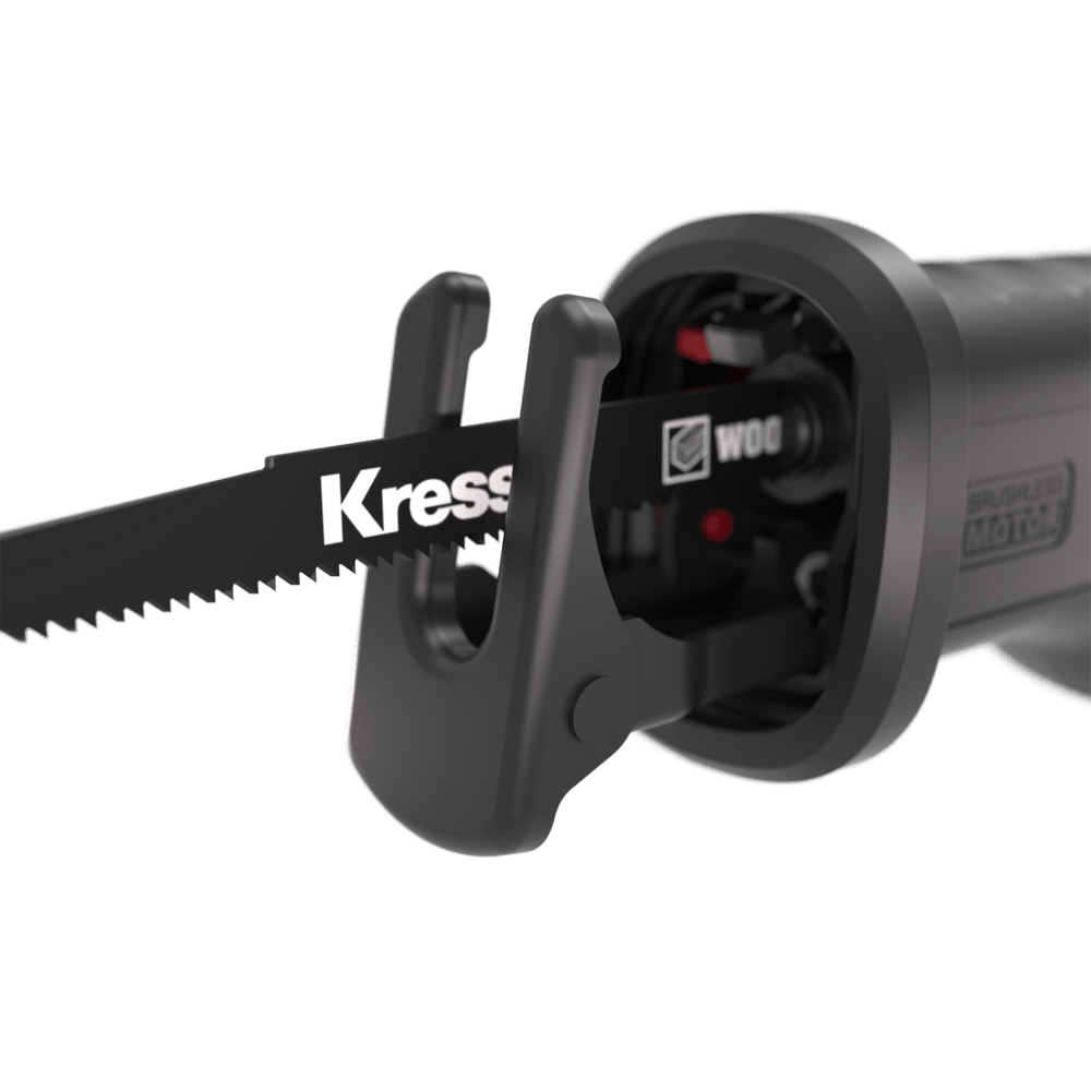 Serra Sabre Profissional Kress 20V Kue01 + 2 Baterias 20V 4.0Ah + Carregador + Bolsa