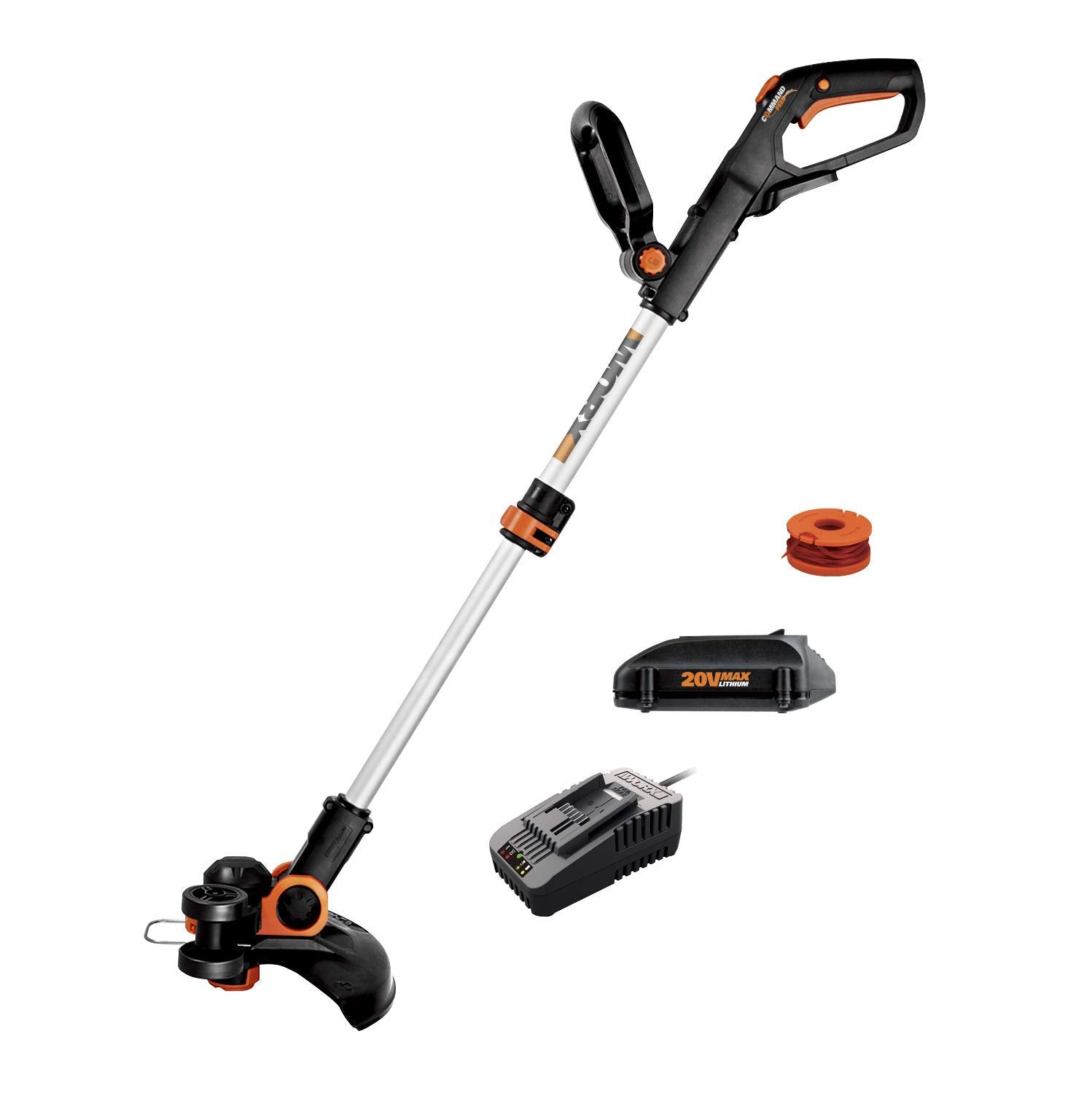 Aparador Relva Bateria 20V Worx WG163E + 1 Bateria 2,0Ah