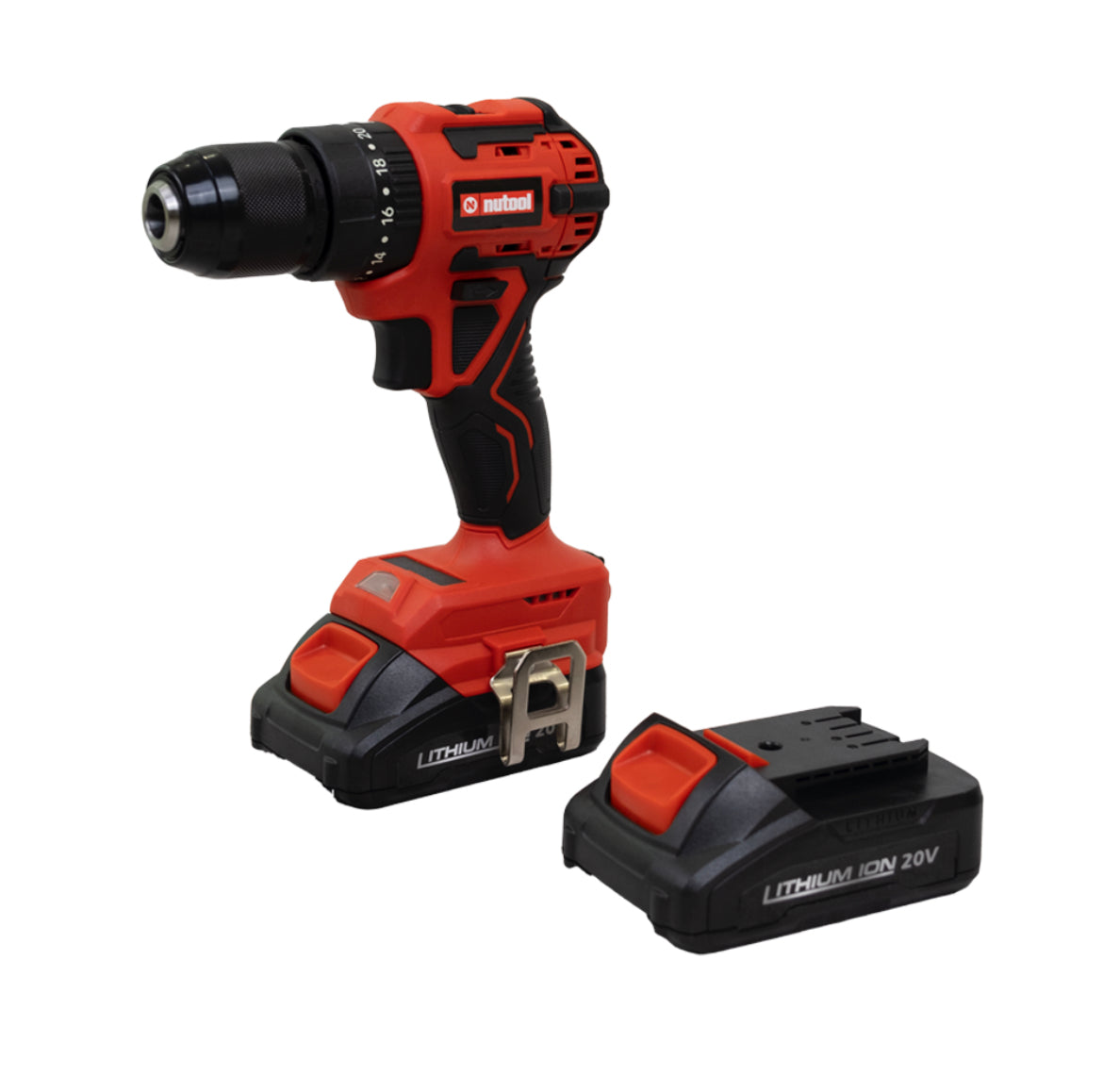 Berbequim S/Fio 20V Sem Escovas 2Bat 2.0Ah Nutool Xt20Bs