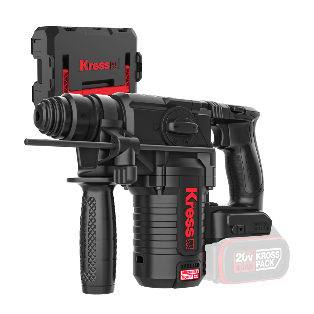 Martelo Perfurador Kress Profissional 20 V Sds-Plus Kuc61.91 S/Bateria