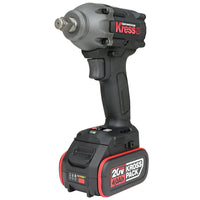 Chave de Impacto 1/2 Kress Profissional 20V KUB30.2 + 2 Baterias 4.0Ah + Carregador + Mala