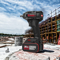Chave de Impacto 1/2 Kress Profissional 20V KUB30.2 + 2 Baterias 4.0Ah + Carregador + Mala