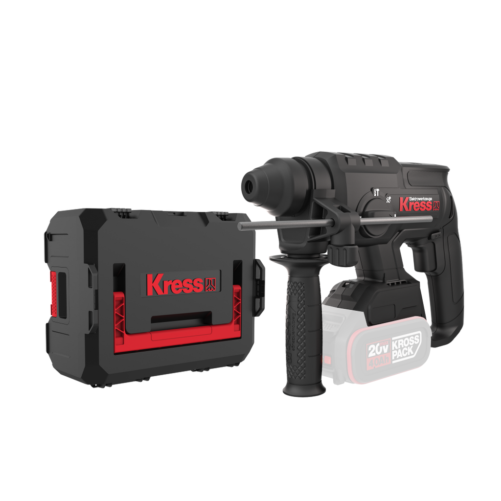 Martelo Perfurador Kress Profissional Sds-Plus 20V Kuc60.91 S/Bateria
