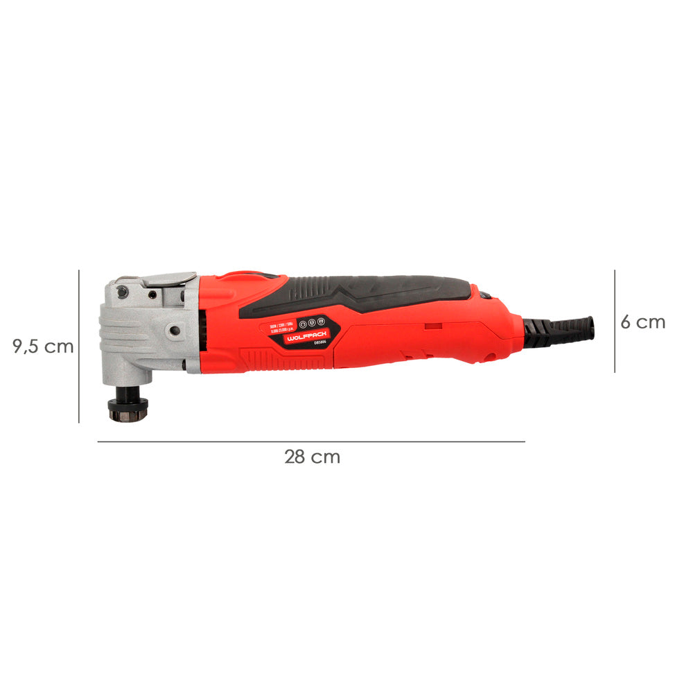 Multi-Ferramentas Oscilante 300W Wolfpack