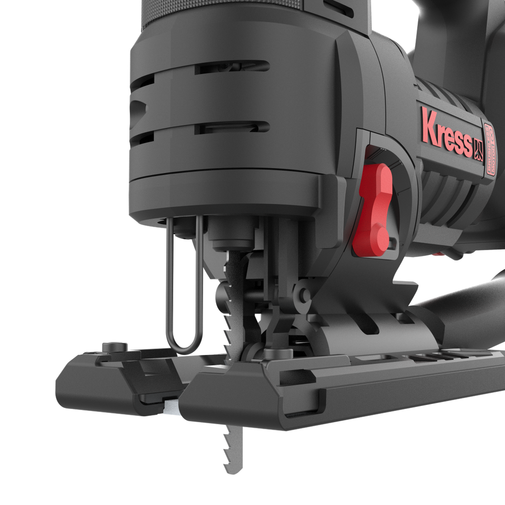 Serra Tico Tico Profissional Kress 20V Kue26 + 2 Baterias 20V 4.0Ah + Carregador + Mala