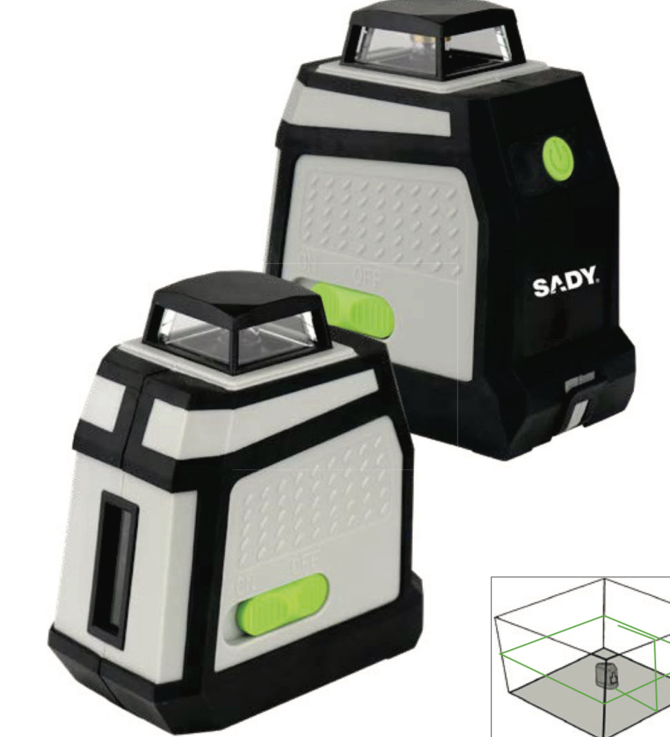 Nível Laser Rotativo 360 Linha Verde Sady