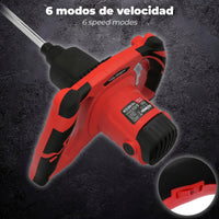 Misturador 1400W  6 Velocidades Wolfpack