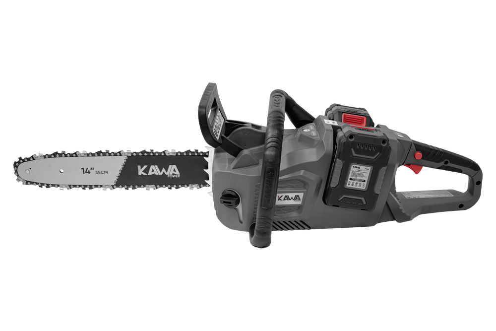 KawaPower KWMOB1500 Motosserra a Bateria 42V 1500W Lâmina 35.5cm 2x4Ah