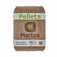 Pellets de Madeira de Pinho Martos Certificados para Aquecimento Saco 15 kg