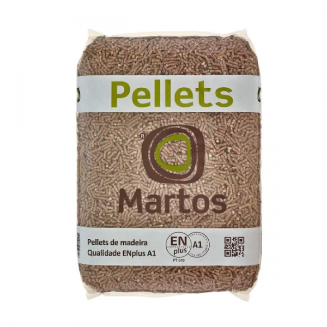 Pellets de Madeira de Pinho Martos Certificados para Aquecimento Saco 15 kg