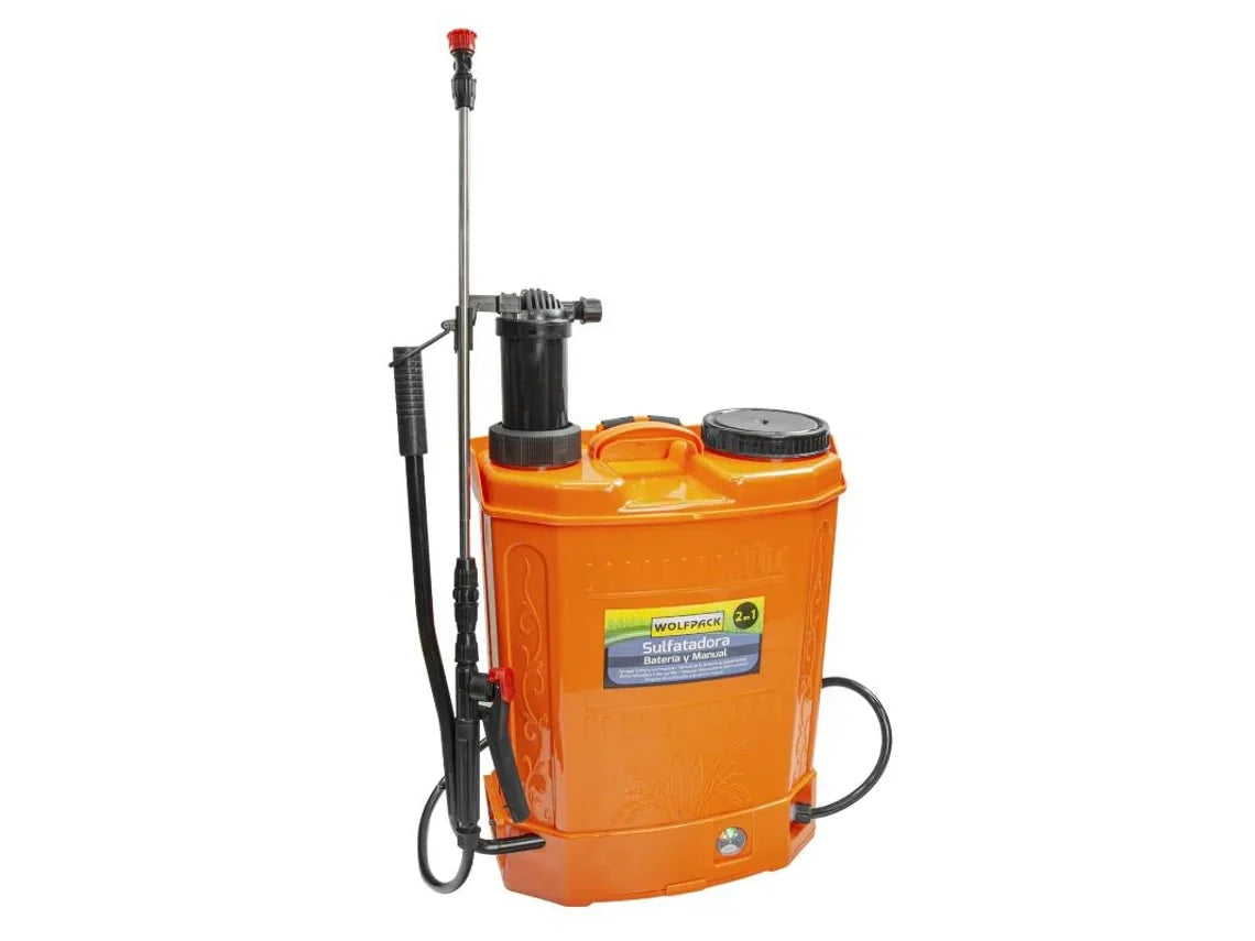 Pulverizador 2 em 1 Bateria e Manual 12V Wolfpack