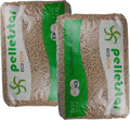 DIN PELLETS Pellets de Madeira Certificados ENplus A1 Palete 65 Sacos x 15 kg Alto Poder Calorífico e Baixa Cinza