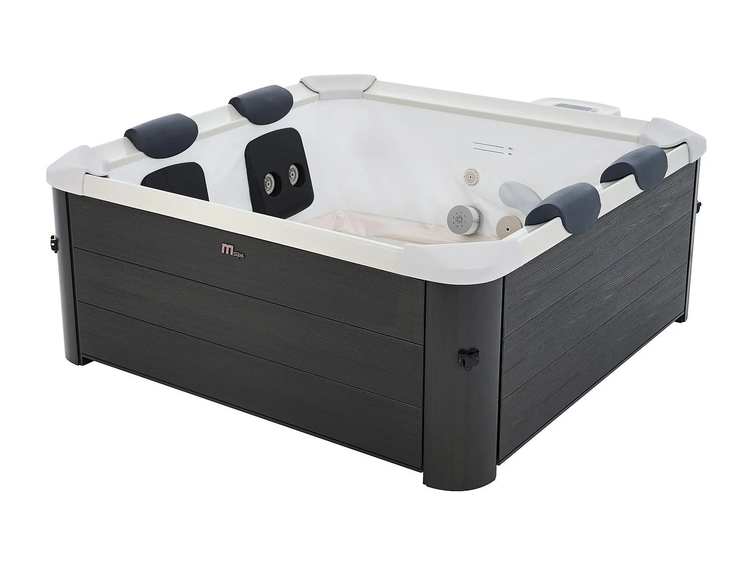 Spa Semirrígido MSpa NAPUKA 6 Lugares - 128 Jatos - LED 20 Cores - Controlo por App e Wi-Fi