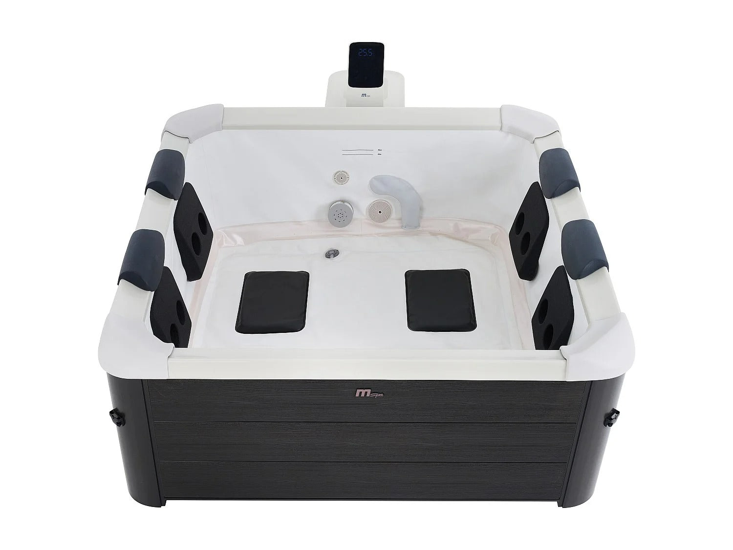Spa Semirrígido MSpa NAPUKA 6 Lugares - 128 Jatos - LED 20 Cores - Controlo por App e Wi-Fi