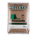 PINEWELLS Pellets de Pinho Certificados ENplus A1 (PT 001) Conjunto 20 Sacos x 15 kg